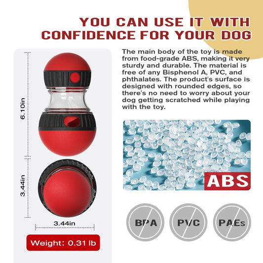 Dog Toy Improve IQ Interactive Puppy Toys For Small Medium Dogs Cat Slow Feeder Ball Labrador Golden Retriever Pet Supplies